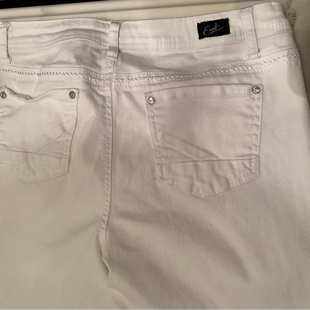 Earl Jeans Women's Skinny Jeans in White - Picture 6 of 7